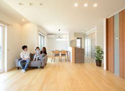 収納も充実。機能的であたたかな家。